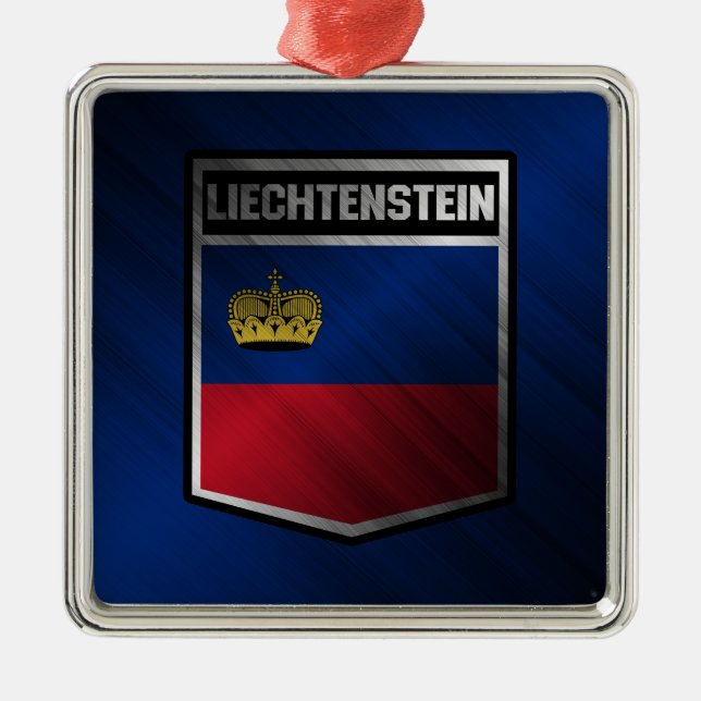 Liechtenstein Metal Ornament (Front)