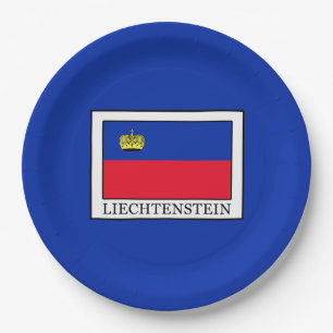 Liechtenstein Paper Plate