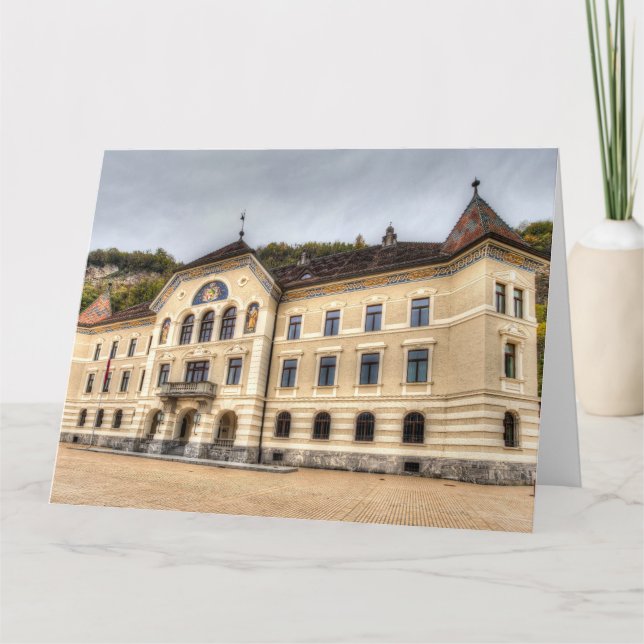 Liechtenstein Parliament Card (Front)