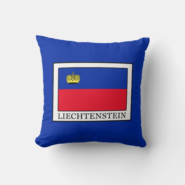 Liechtenstein Throw Pillow (Front)