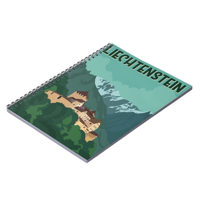 Liechtenstein Travel Notebook (Left Side)