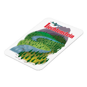 liechtenstein Travel poster Magnet