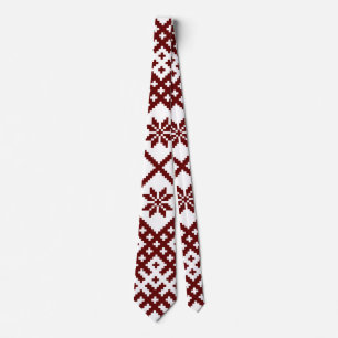 Lielvarde Belt Motif Symbols Nordic Star Tie