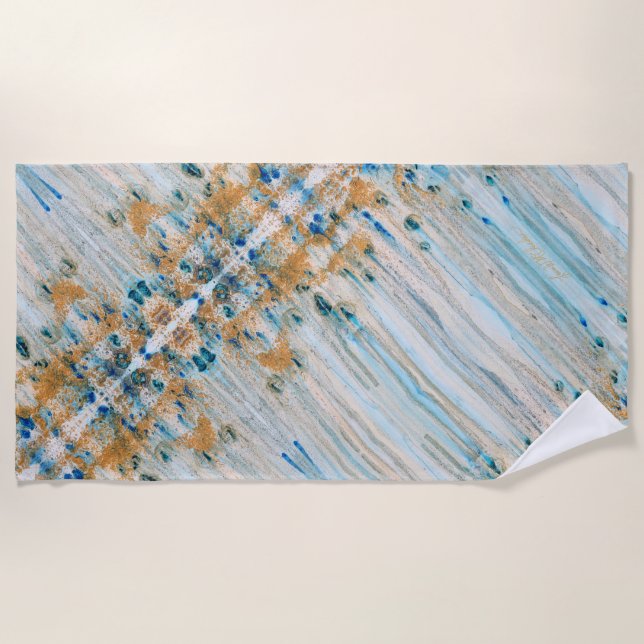 Lien Silent Star - Serviette de plage - Grand (Devant)