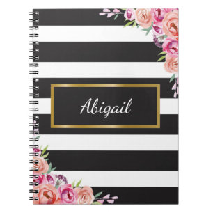 Lien spirale de journal personnalisable avec pages