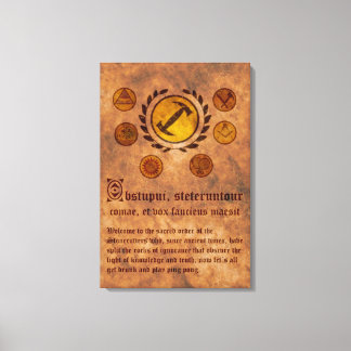 Lienzo Box The Simpsons Magios stonecutters Canvas Print