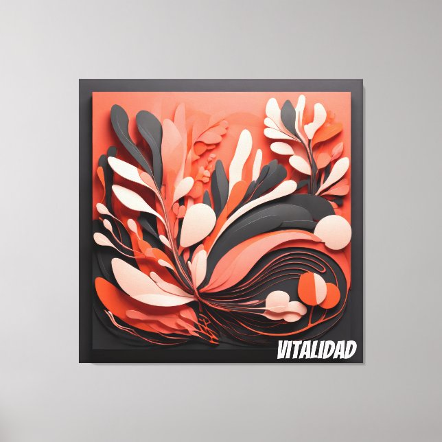 Lienzo Decorativo Biodiversidad Tropical Vitalidad Canvas Print (Front)