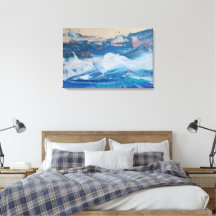 Lienzo Print Coast Yellow Monticelli Art