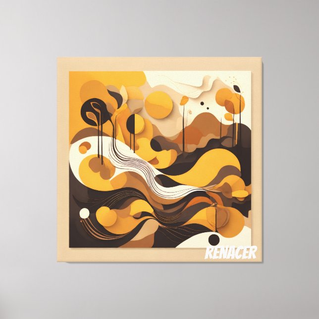 Lienzo Solar Renacer y Naturaleza Canvas Print (Front)