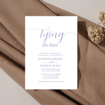 lier le noeud simple modèle faire-part de mariage