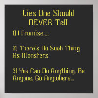 Lies One Should Never Tell Poster