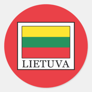 Lietuva Classic Round Sticker
