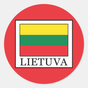 Lietuva Classic Round Sticker