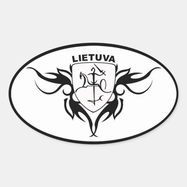 Lietuva Vytis Sticker (Front)