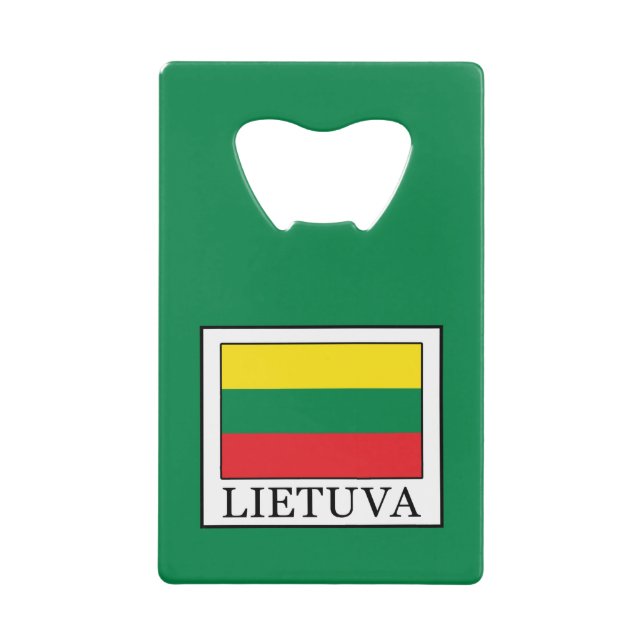 Lietuva Wallet Bottle Opener (Front)