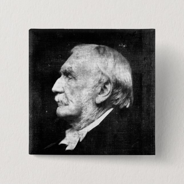 Lieutenant-General Sir Richard Strachey 2 Inch Square Button (Front)