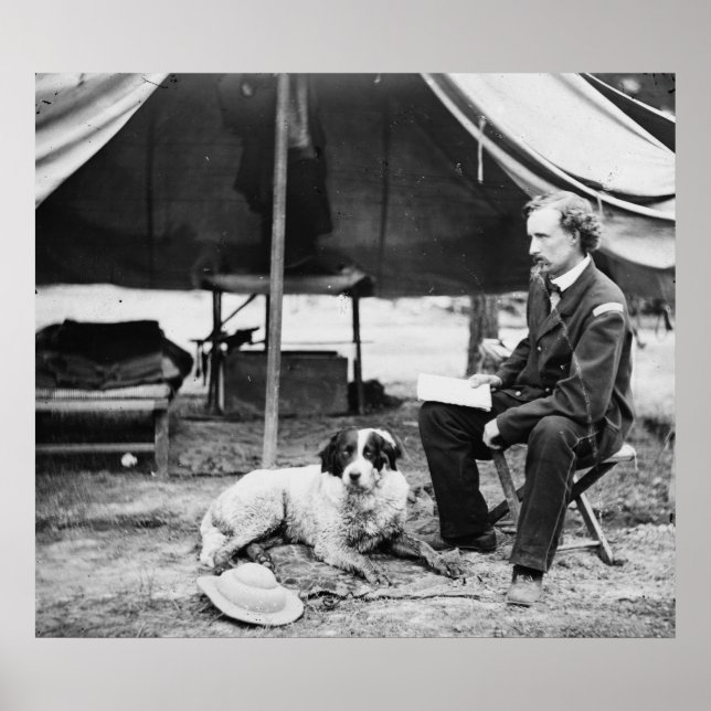 Lieutenant Georger Custer PhotographVirginia Poster (Front)