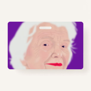 Life 15 Old Woman Badge