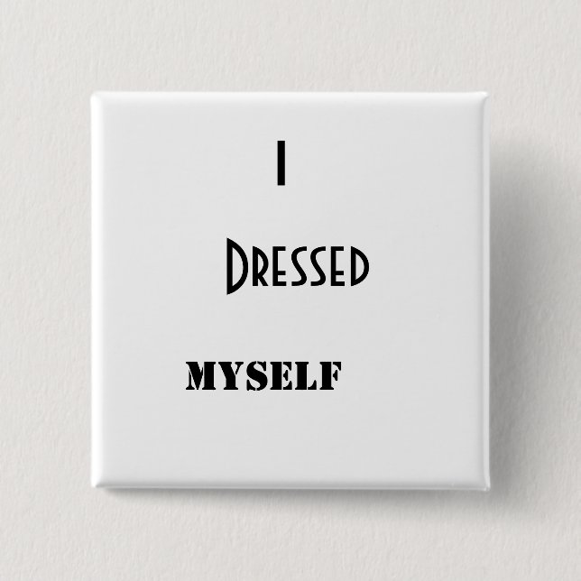 life 2 inch square button (Front)