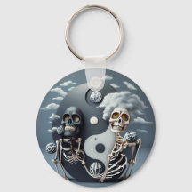 Life and Death, Halloween YinYang Skeleton