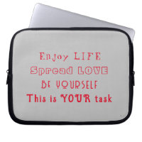 Life and Love- Electronics Bag