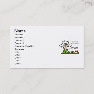 Life and Tequila Humour Business Card