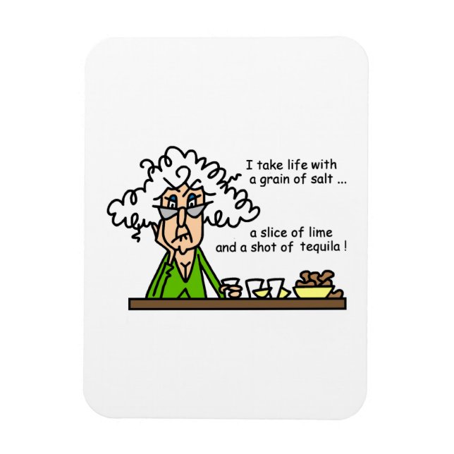 Life and Tequila Humour Magnet (Vertical)