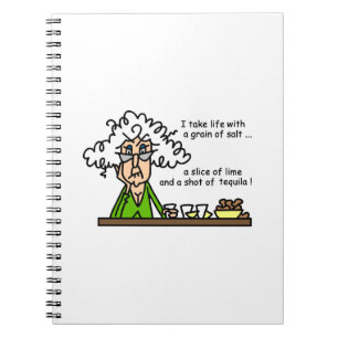 Life and Tequila Humour Notebook