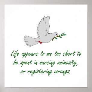 Life Appears To Me Too Short - Forgiveness Quotes Poster