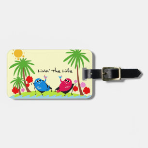 Life At The Beach Luggage Tag