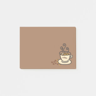 Life Begins After Coffee Caffeine Addict Post-it Notes