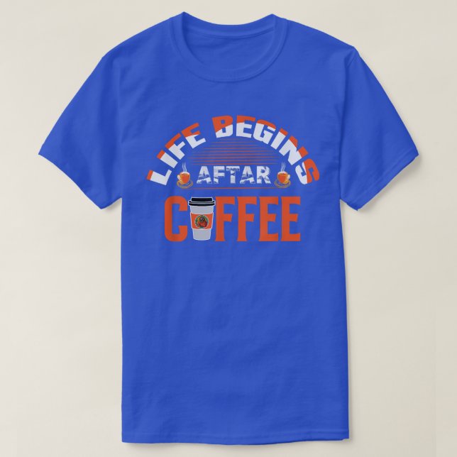 Life Begins After Coffee  Funny Sloth  Best Women  T-Shirt (Design Front)