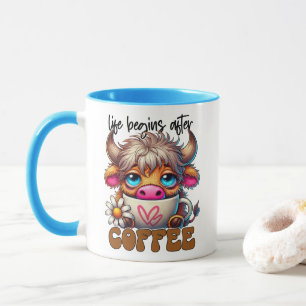 Life Begins After Coffee  Mug