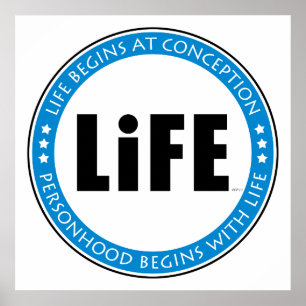 Life Begins At Conception Poster