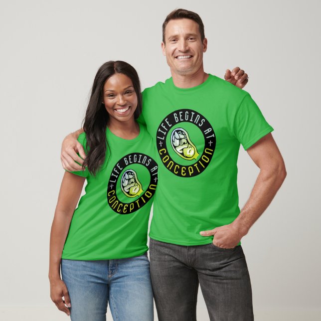LIFE BEGINS AT CONCEPTION T-Shirt (Unisex)