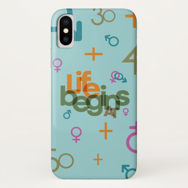 Life Begins At (Customize) | Case-Mate iPhone Case (Back)