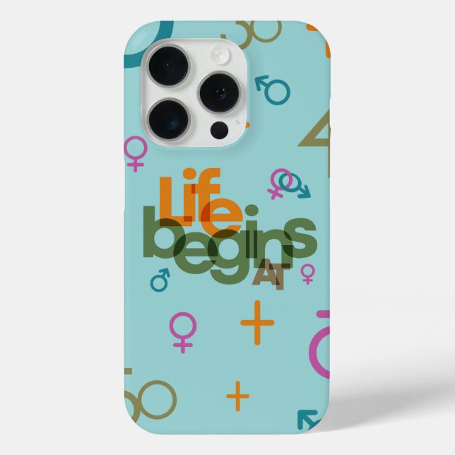 Life Begins At (Customize) | Case-Mate iPhone Case (Back)