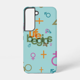 Life Begins At (Customize)   Samsung Galaxy Case