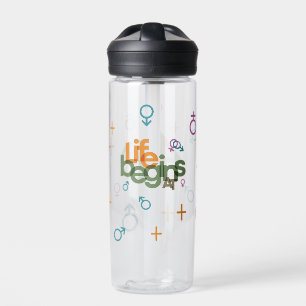 Life Begins At (Customize)    Water Bottle