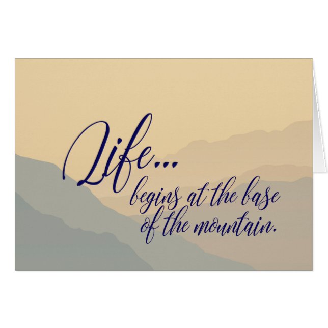 “Life Begins” Tranquillity (Front Horizontal)