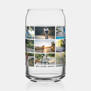 Life Behind Bars Personalize Images Bicycle Lovers Can Glass