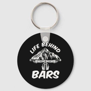 Life Behind Rs Mountain Bike Biking Biker Cycling Keychain