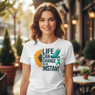 Life Can Change Asthma Awareness Tri-Blend Shirt