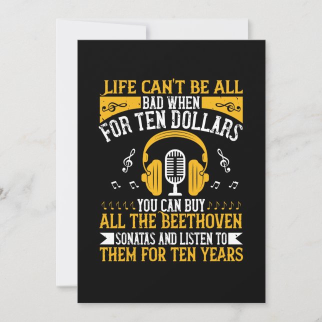 Life Can't Be All Bad Save The Date (Front)