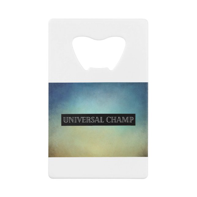 Life Champ Credit Card Bottle Opener (Front)