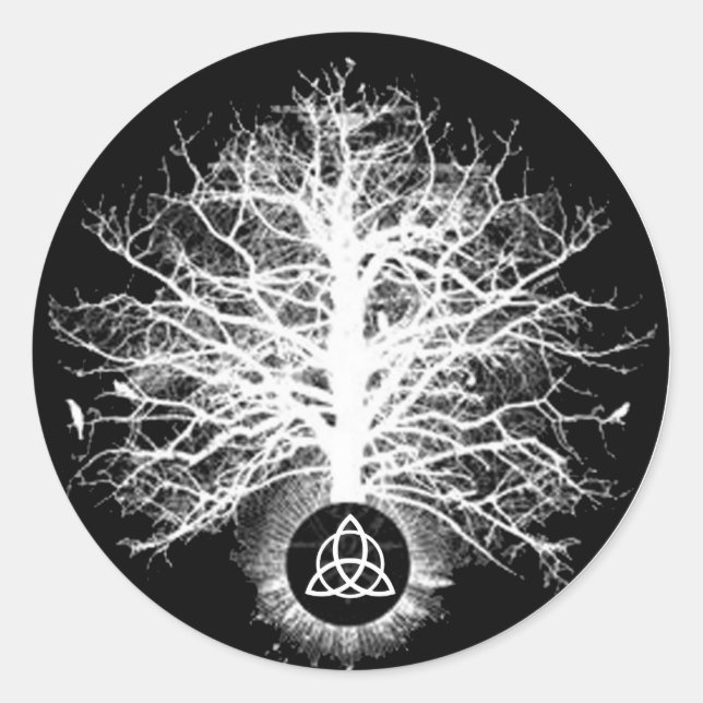 life classic round sticker (Front)