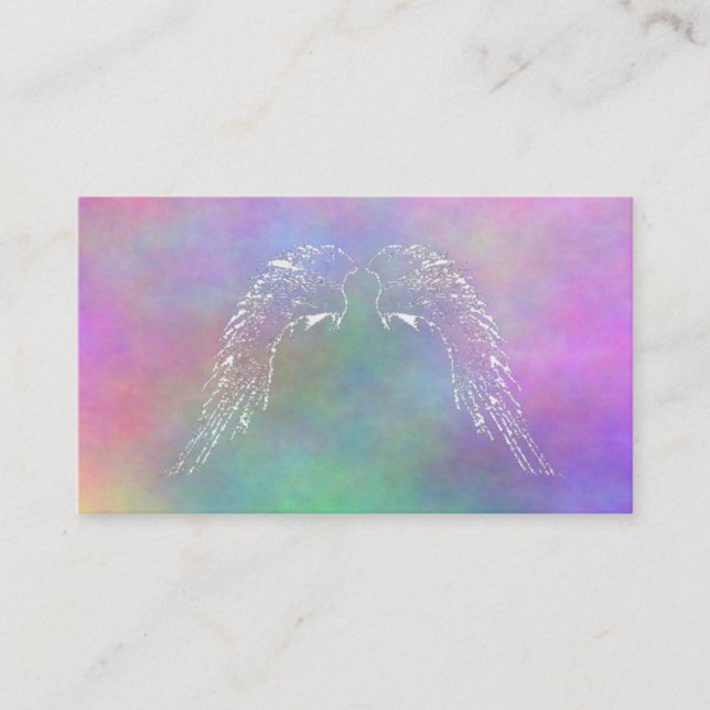 life coach angel wings business cards (Front)
