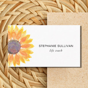Life Coach Botanical Business Card