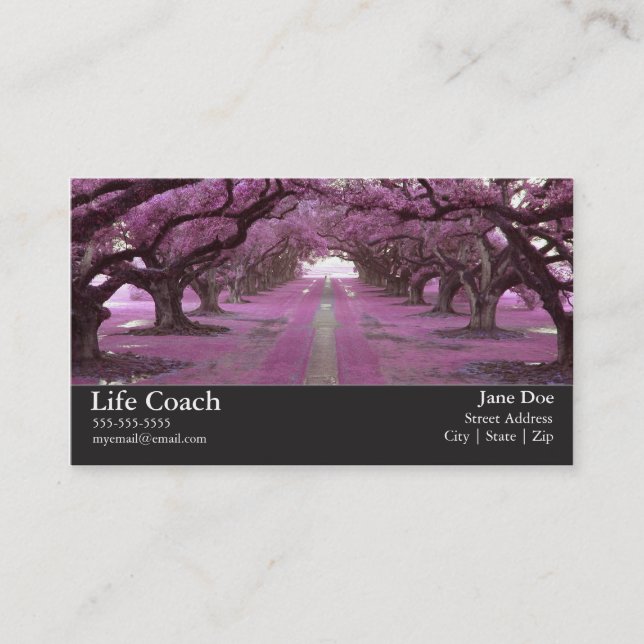 Life Coach Business Card (Front)
