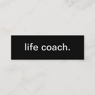 Life Coach Business Card